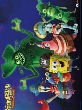 NWT (But Flawed) The SpongeBob Movie Search For SquarePants 2025 Poster